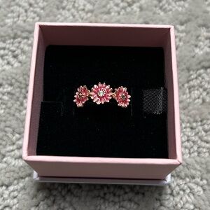 Pandora rose floral ring size 48